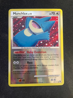 Munchlax 69/111 Platinum Rising Rivals Reverse Holo Pokemon TCG - LP+ - Image 1