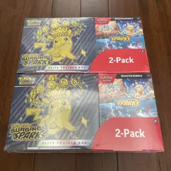 Costco Pokemon Surging Sparks Elite Trainer Box Booster Bundle 2pk - Lot of 2 - Image 1
