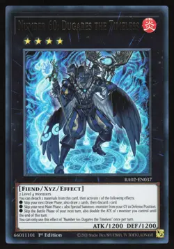 Number 60: Dugares the Timeless - RA02-EN037 - Ultra Rare - 1st Edition Yugioh - Image 1