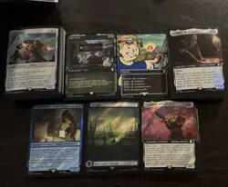 Magic The Gathering: Fallout Universes Beyond - 131 Card Lot Mint - NM MTG PIP - Image 1