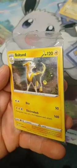 Boltund - 076/202 - 🌀Cosmos Fart🌀 SEALED Promo - Sword & Shield - Pokemon Card - Image 5