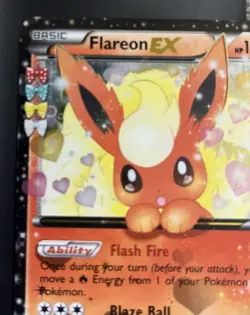 2016 Pokemon TCG CARD XY Generations Flareon EX #RC6 MP - Image 4