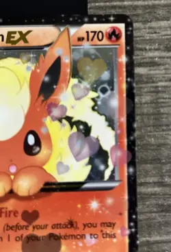 2016 Pokemon TCG CARD XY Generations Flareon EX #RC6 MP - Image 5