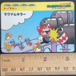 Banzai Bill top Super Mario World Card Topsun Nintendo Japanese - Image 2