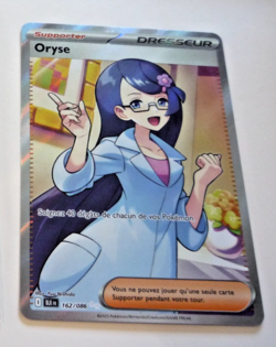 Pokemon Foudre Noire Francais Card Holo Carte Oryse FA 162/086FR BLK Mint - Image 1