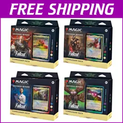 Magic: The Gathering Fallout Commander Deck Bundle - All 4 Unique 100-Card Decks - Image 1