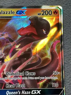 Salazzle GX 25/147 2017 Sun & Moon Burning Shadows NM Pokemon Card Full Art Holo - Image 5