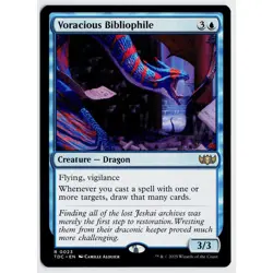 MTG Voracious Bibliophile Commander Tarkir Dragonstorm Rare NM - Image 1