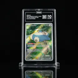 Snorlax Scarlet & Violet 151 Black Star Promo #051 Pokemon Card TAG 10 Gem Mint - Image 1