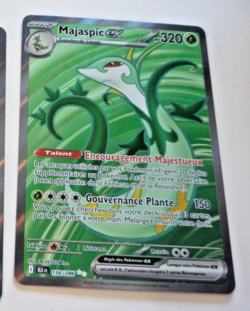 Pokemon Foudre Noire Francais Card Holo Carte Majaspic Ex FA 156/086 FR BLK Mint - Image 1
