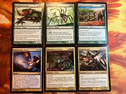 MTG 6 x Rare Card Lot (Green & Multi, 1 Mythic, 5 Rare) Commander 2013 Near-Mint - Image 1