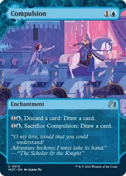 MTG Compulsion [Wilds of Eldraine: Enchanting Tales] Near Mint Magic - Image 1