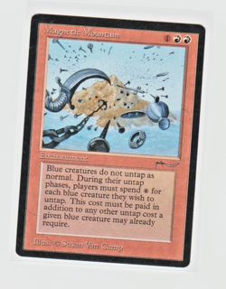 Magic the Gathering ~ MTG ~ 1x Magnetic Mountain ~ SCANS ~ Arabian Nights #2 - Image 1