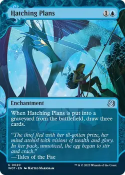 MTG Hatching Plans [Wilds of Eldraine: Enchanting Tales] Near Mint Magic - Image 1