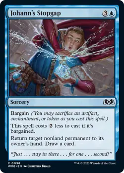 MTG Johann's Stopgap [Wilds of Eldraine] Near Mint Magic - Image 1
