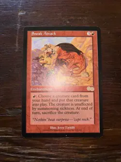 Sneak Attack Urza's Saga Regular MTG 218/450 - Image 1