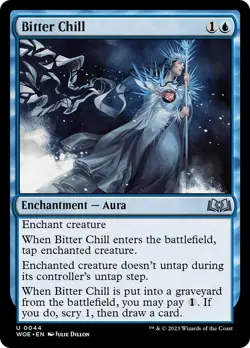 MTG Bitter Chill [Wilds of Eldraine] Near Mint Magic - Image 1