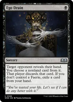 MTG Ego Drain [Wilds of Eldraine] Near Mint Magic - Image 1