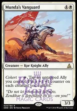 Munda's Vanguard 2x FOIL OGW MTG Oath of the Gatewatch Rare MINT white - Image 1