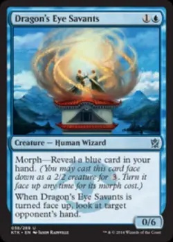 Dragon's Eye Savants -Foil Light Play MTG Khans of Tarkir - Image 1
