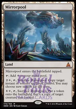 Mirrorpool 1x FOIL OGW MTG Oath of the Gatewatch Mythic MINT land - Image 1