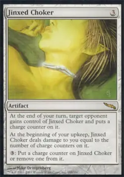Jinxed Choker - Medium Play MTG Mirrodin - Image 1