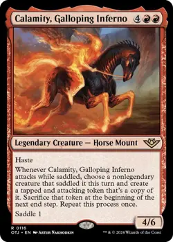 NM Foil Calamity, Galloping Inferno, MTG, OTJ, Magic the Gathering, 116 - Image 1