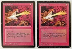 MtG | 2 x Firebreathing | Beta Edition | Magic the Gathering - Image 1