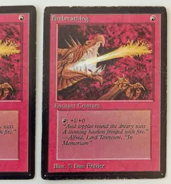 MtG | 2 x Firebreathing | Beta Edition | Magic the Gathering - Image 3