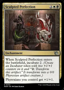 Sculpted Perfection Light Play, English Magic the Gathering MTG March of the Mac - Image 1