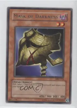 Mask of Darkness (R) Unlimited YuGiOh Metal aiders #MRD-014 2002 - Image 1