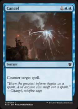 Cancel - Medium Play MTG Khans of Tarkir - Image 1