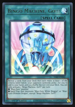 Bingo Machine, Go!!! - RA02-EN062 - Ultra Rare - 1st Edition Yugioh - Image 1
