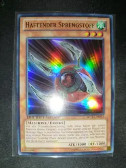YU-GI-OH! Haftender Sprengstoff - Super Rare WGRT-DE015 - Yugioh - Burn - Image 1