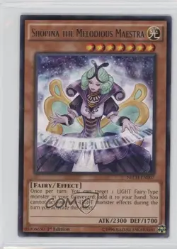 Shopina the Melodious Maestra 1st Ed. YuGiOh The New Challangers #NECH-EN007 - Image 1