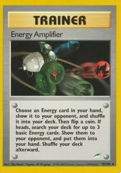 Energy Amplifier 98/105 Neo Destiny Vintage 2002 Pokemon Card - Image 1