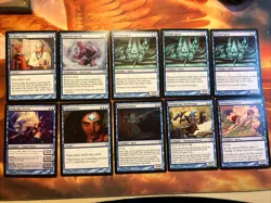 MTG 10 x Blue Card Lot (9 x Uncommon, 1 x Common) Commander 2013 Near-Mint!! - Image 1