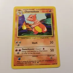 Charmeleon 024/102 Base Set Regular Pokemon Tcg Card - Image 3