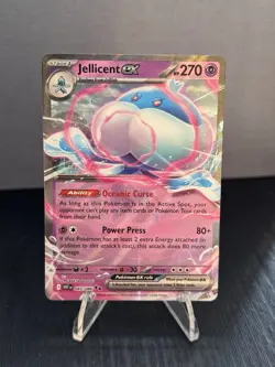 Jellicent EX 045/086 White Flare Holo English Pokemon TCG Card NM Double Rare - Image 1