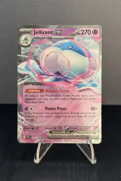 Jellicent EX 045/086 White Flare Holo English Pokemon TCG Card NM Double Rare - Image 1