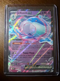Jellicent EX 045/086 White Flare Holo English Pokemon TCG Card NM Double Rare - Image 1