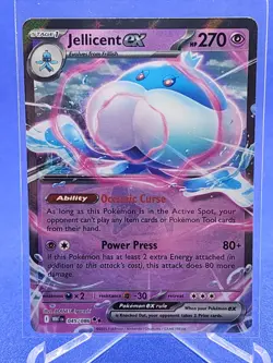 Jellicent EX 045/086 White Flare Holo English Pokemon TCG Card NM Double Rare - Image 1