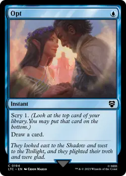MTG Opt [The Lord of the Rings: Tales of Middle-Earth Commander] Near Mint Mag - Image 1
