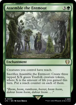 MTG Assemble the Entmoot [The Lord of the Rings: Tales of Middle-Earth Commande - Image 1