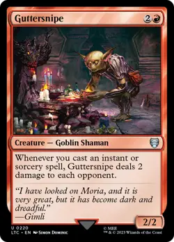 MTG Guttersnipe [The Lord of the Rings: Tales of Middle-Earth Commander] Near M - Image 1