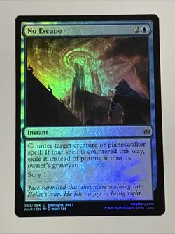 MTG War of the Spark No Escape Foil 063/264 NM - Image 1