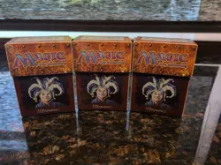 THREE Vintage Jester's Cap Force of Nature Fifth Ed Ultra Pro Deck Box 1997 MTG - Image 1