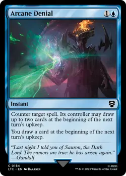MTG Arcane Denial [The Lord of the Rings: Tales of Middle-Earth Commander] Near - Image 1