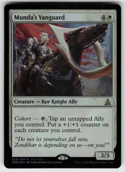 Munda's Vanguard Foil R Oath of the Gatewatch 29 MTG - Image 1