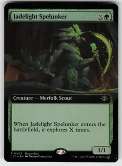 Jadelight Spelunker (Extended Art) Foil P Buy-A-Box Promos 403 MTG - Image 1